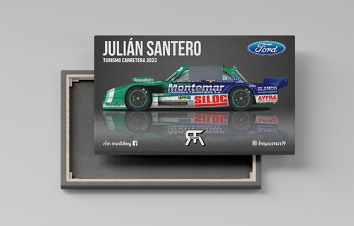 Cuadro Canvas Julian Santero Ford Tc 40x25 Cm