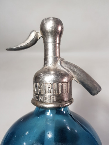 Imagen 7 de 9 de Antigua Soda José Gambuti Pico Coincidente Azul Mag 58885