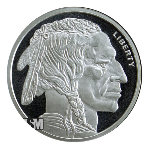 1/10 Oz Silver .999 Indio Buffalo Americano