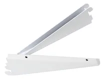 Comprar Ménsula Para Riel Estanterías 17cm Doble Enganche X1 Sc Color Blanco