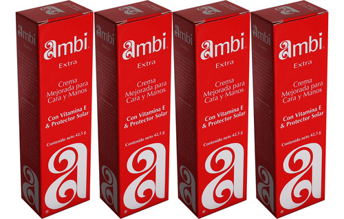 Crema Ambi Roja Elimina Manchas Y Paño, Aclarante ¡4piezas!