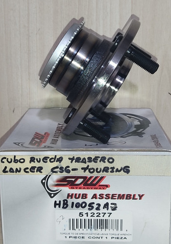 Imagen 2 de 3 de Mozo Cubo Rueda Trasero Mitsubishi Lancer Touring 2.0 C/ Abs