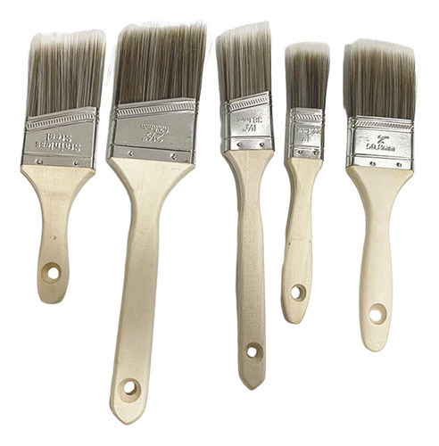 Pinceles Para Pintura Artística, 5 Pinceles Para Pintar Casa