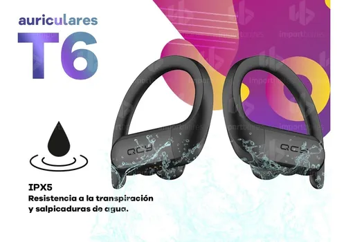 Auriculares Inal mbricos Qcy T6 Negro Sport Earbuds Xiaomi