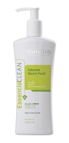 Sabonete Neutro Facial Melissa, Romã, Vit B5 300ml Belvittà