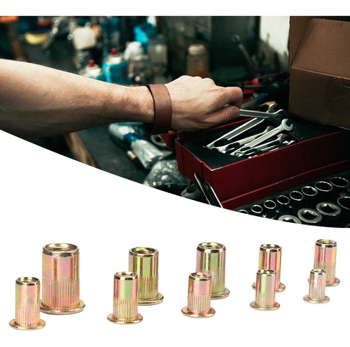 Tuercas De Remache De Acero Al Carbono M3 M4 M5 M6 M8 300pzs