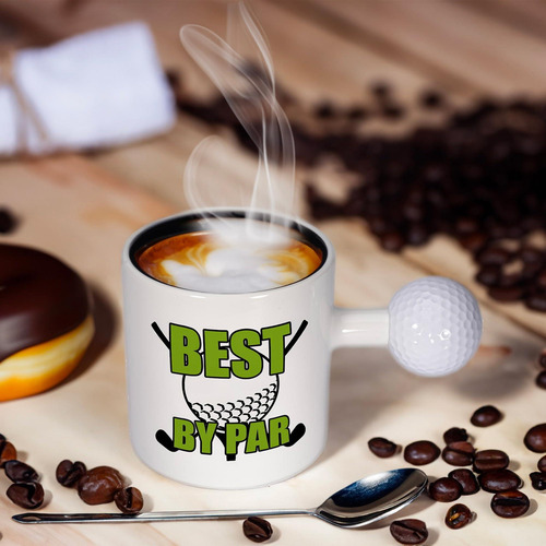 Funpro Best By Par Taza De Golf Con Mango De Pelota De Golf