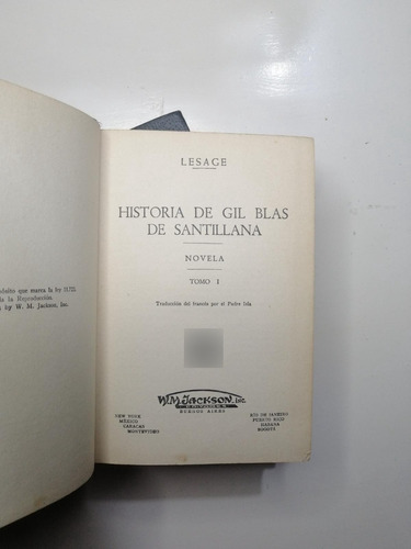 Historia De Gil Blas De Santillana - Lesage