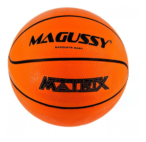 Bola Basquete Infantil Magussy Horse Baby Borracha Tamanho 3