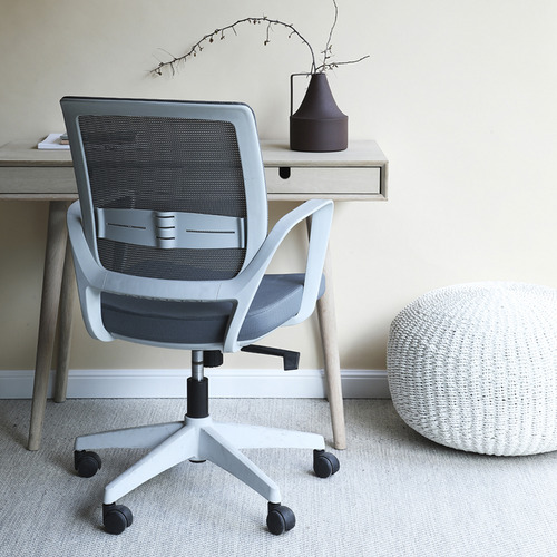 Imagen 4 de 5 de Silla Escritorio Job Base Nylon Blanco Form