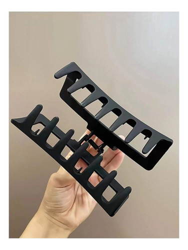 Pack 5 Traba Pinche Garra Gigante Rectangular Accesorio Pelo
