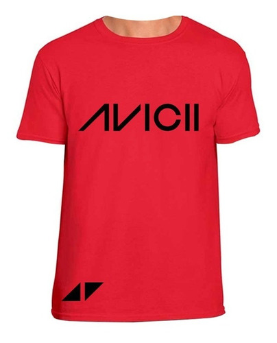 Camiseta Avicii Logo Hombre Algodón 100%