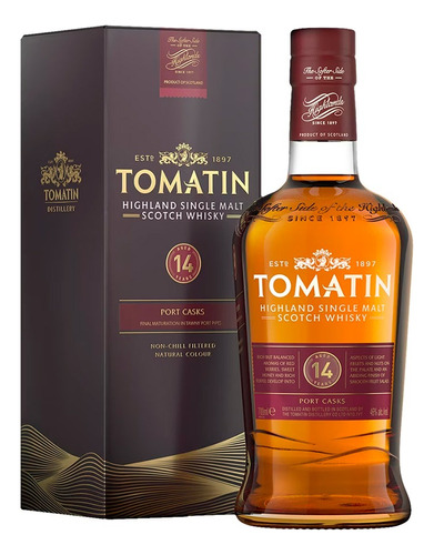 Whisky Tomatin 14 Años Single Malt 700ml