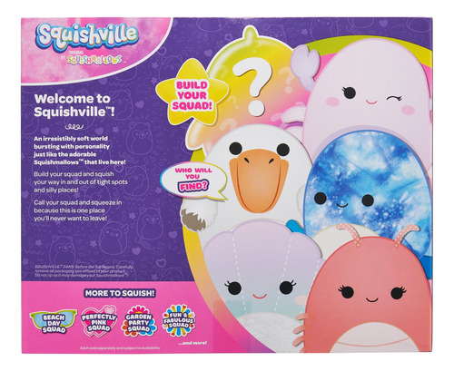 Peluche Original Playa Squishmallows 6 Piezas 5 Cm