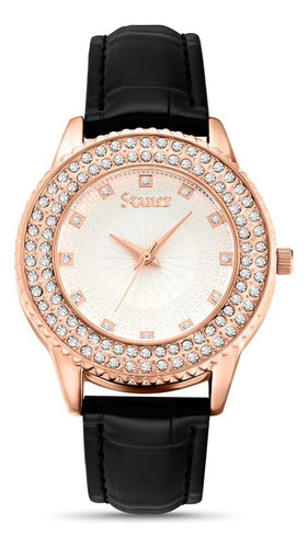 Stauer Sirene Reloj De Oro Rosa Para Mujer - Cristales De Re