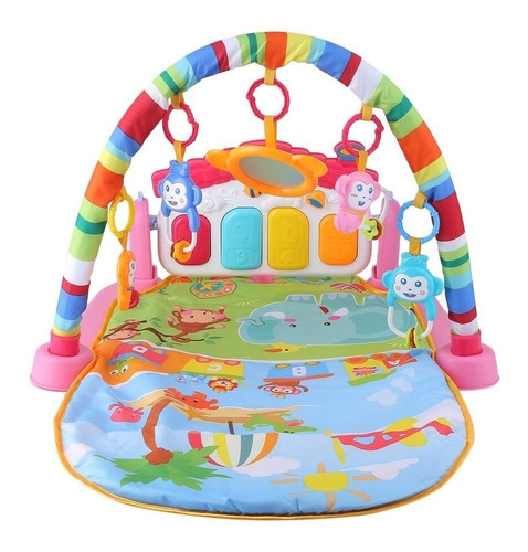 Gimnasio Bebe Piano Didáctico Unisex Luces Oferta Del Mes !!