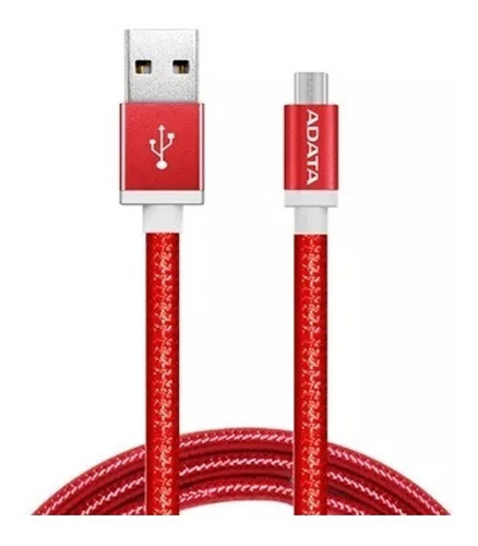 Adata Cable Micro Usb Celular V8 Original Carga Y Datos Tela