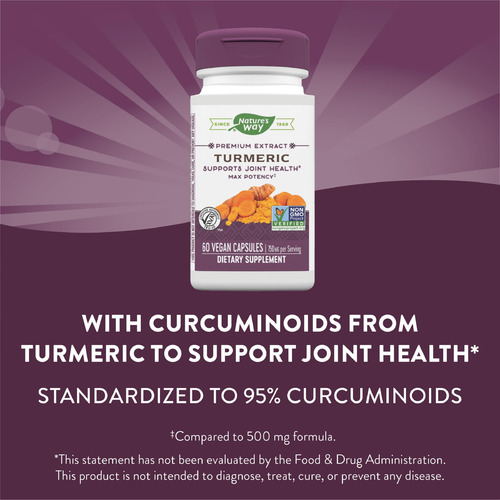 Nature's Way Turmeric Max Potency 60 Cápsulas