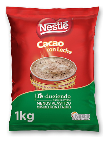 Nestlé Polvo Chocolatada X 1 Kg. Pack 10 Bolsas