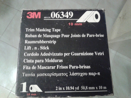 Cinta Para Molduras 3m 06349 (50,8mm X 10 Mts) Automotriz