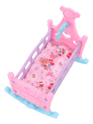 Colcha Para Cuna De Bebé Dollhouse, Mecedora Para Cuna