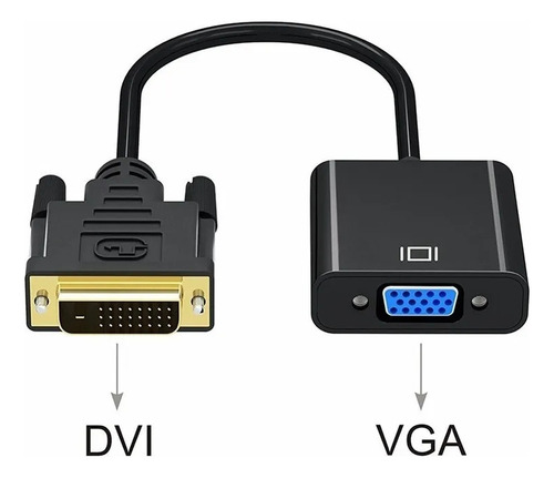 Imagen 2 de 6 de Convertidor Activo Dvi-d 24+1 A Vga Conecta Pantallas Vga