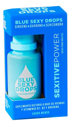 Gotas Masculinas Sexitive Blue Sexy Drops