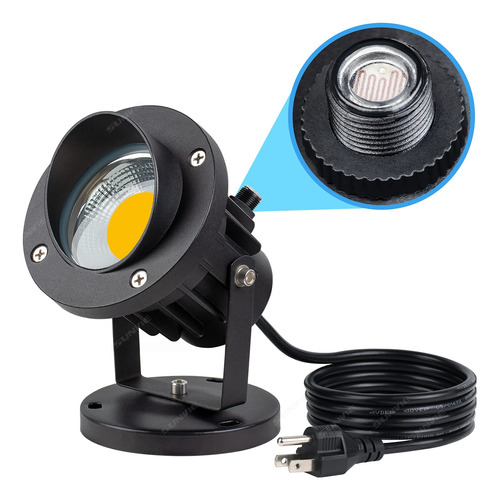 Sunvie Proyector Led Para Exteriores De 20 W Con Sensor De F