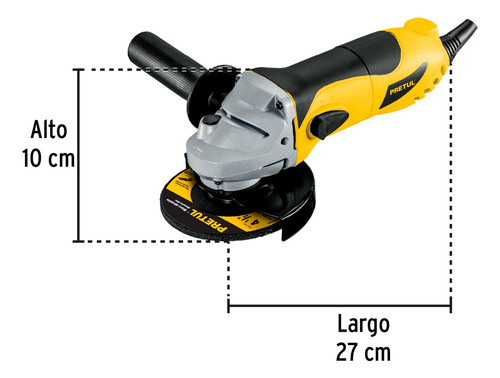 Esmeriladora Angular 700w Pretul 4 1/2 22360