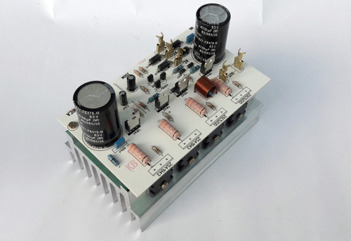 Placa Amplificador 200w Com Dissipador E Fonte Embutida