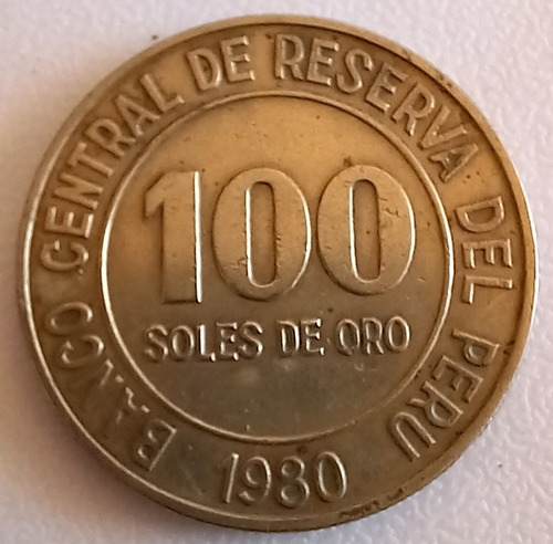 100 Soles De Oro Del Año 1980 Perú