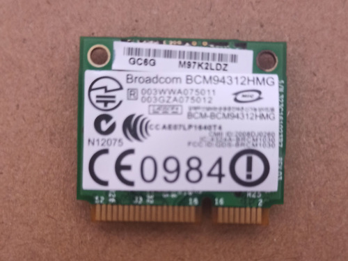 Wifi Broadcom Bcm94312hmg (Usado)