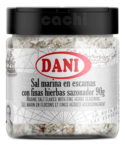 Sal Marina En Escamas Con Finas Hierbas 90gr Dani