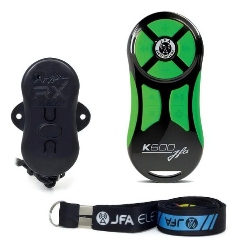 Kit 2 Controles Longa Distancia Jfa Preto Com Verde K600 M