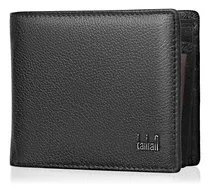 Comprar Wallet Monedero Carteras Para Hombre Tarjetero Hombre Cartera Caballero Piel Carteras De Hombre Carteras Rfid Carteras Caballero Cartera De Hombre 100% Piel Genuina Monedero Billetera Color Negro