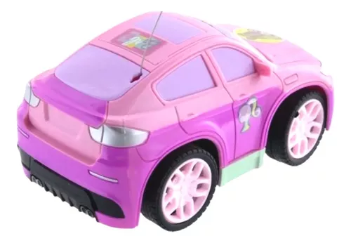 Carrinho de Controle Remoto Barbie Style Machine - Rosa