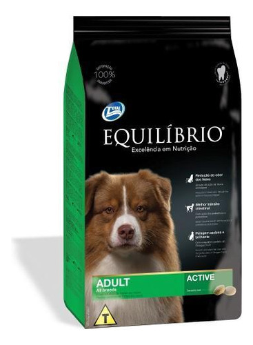 Ração Equilíbrio Para Cães Ad. Médias Frango 15kg + 3kg Free