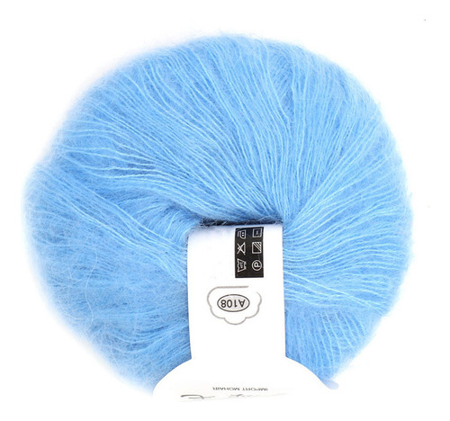 Popular Suave Mohair Pashm Punto Angora Hilo De Lana Largo C