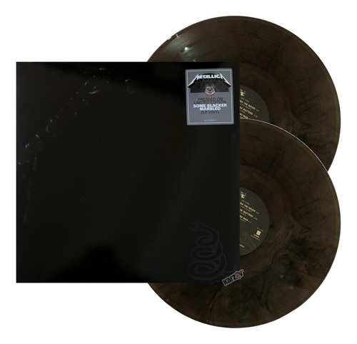 Metallica The Black Album Some Blacker Marbled 2 Lp Vinyl