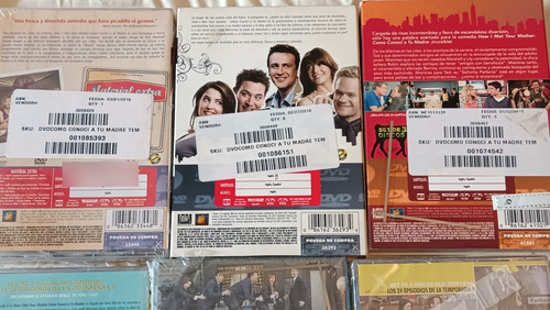 Dvd Como Conoci A Tu Madre Temporada 1-2-4-5-8-9 (Usado)