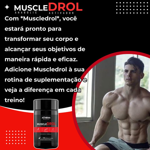 Suplemento Homen Gh Muscledrol Auxilio Hipertrofia Envio Já Sem Sabor