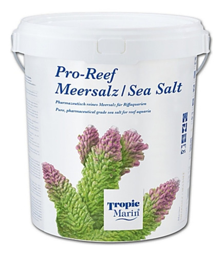 Sal Marinho Tropic Marin Pro Reef Salt 25kg Para Coral Peixe