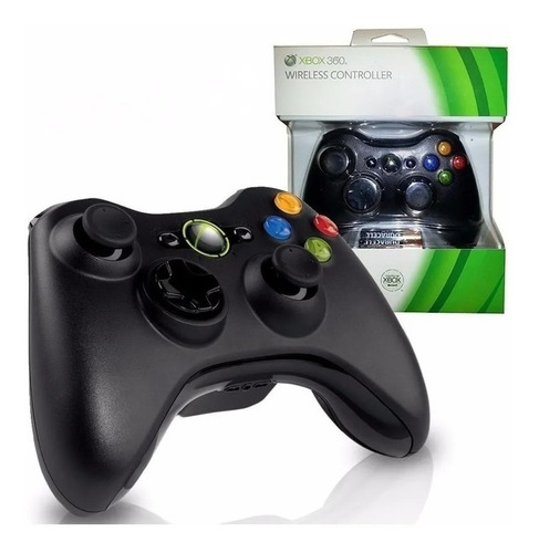 Control Inalámbrico De Xbox 360 Negro
