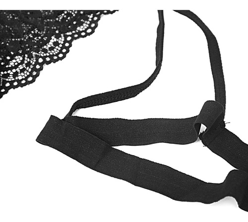 Roupa Íntima Masculina Em Forma De Renda, Calças Com Alças A