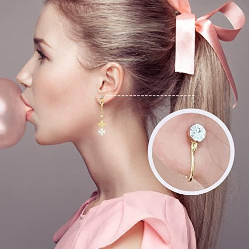 Convertidor De Aretes Con Clip 16 Pcs 5 Tipos Convertidores