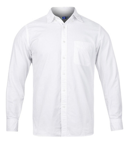 Camisa Clásica Manga Larga Blanca - Tallas (37 A 44)