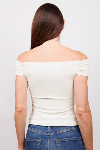 Blusa Juvenil Moda Playera Olan Ancho Monique Calidad Bgl