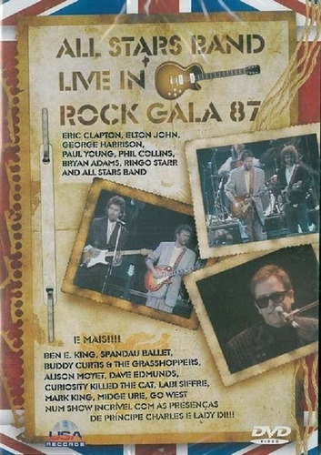 Dvd - All Stars Band Live In Rock Gala 87
