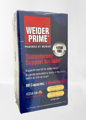 Testo Weider Prime Blue ! Importado Usa ! 1200 Mg !
