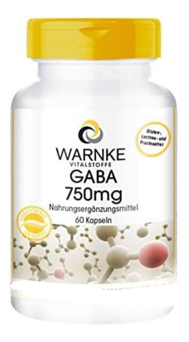 Gaba 750 Mg,en Cápsulas Puritan Pride Stock